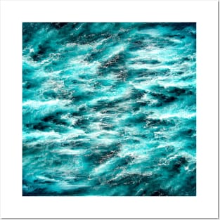 Blue Ocean Patterns Posters and Art